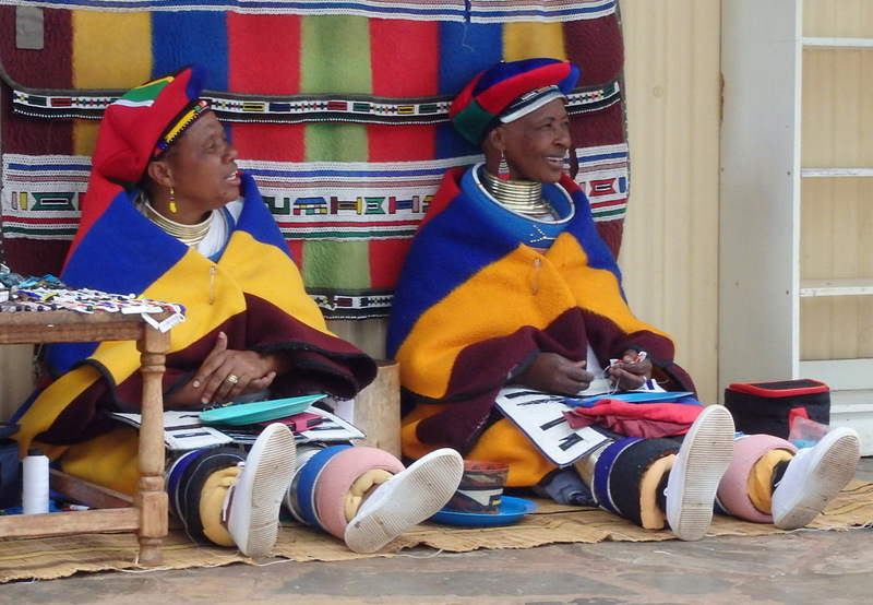 Local Tribal Dress, Ladies posing at Pilgrim's Rest.